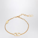 Valentino Gold Vlogo Signature Bracelet Adjustable Clasp