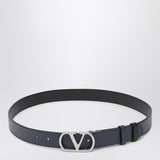 Valentino Garavani Reversible Belt Black Marine VLogo