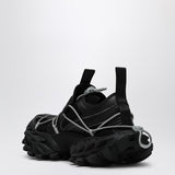 Balenciaga Black Sneaker Hike Elastic Laces Embossed
