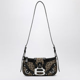 Balenciaga Essex Small Bag Ebony CrazyB JacquardCanvas