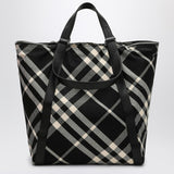 Burberry Signature Black Allover Jacquard Tote Bag