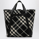 Burberry Signature Black Allover Jacquard Tote Bag