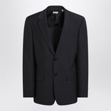 Burberry Navy blue wool blend jacket
