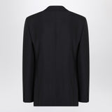 Burberry Navy blue wool blend jacket