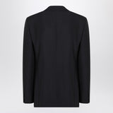 Burberry Navy blue wool blend jacket