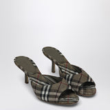 Burberry Mews UltraLightBeige Mule With Check Pattern