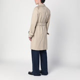 Burberry Beige Trench Coat Featuring Detachable Belt