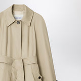 Burberry Beige Ellingham Car Coat Classic Tailored