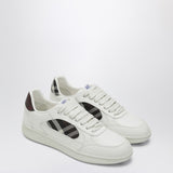 Burberry Leather and Check Sneaker Terrace
