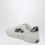 Burberry Leather and Check Sneaker Terrace