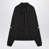 Balenciaga Black Blouse With Bow Neckline Statement