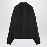 Balenciaga Black Blouse With Bow Neckline Statement