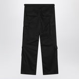 Balenciaga Black Cargo Pants With Oversized Pockets