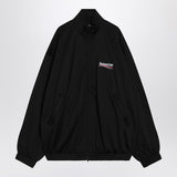 Balenciaga Black Zip Hoodie Political Campaign Logo