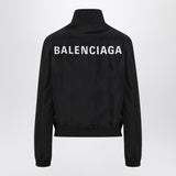 Balenciaga Black Logo Zip Bomber Jacket Collection