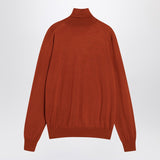 Saint Laurent Red turtleneck sweater in wool