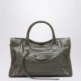 Balenciaga Le City Tote ArmyGreen Removable Straps