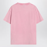 Balenciaga Confetti Pink Boxy T Shirt EmbroideredLogo