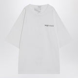 Alexander McQueen White Oversized Logo Print Tshirt