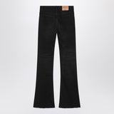 Balenciaga Black Bootcut Silhouette Denim Trousers