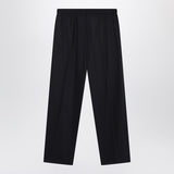 Balenciaga Black Wide Leg Elasticated Waist Trousers