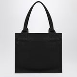 GANNI Large black canvas tote bag