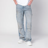 Amiri Light Washed Blue Carpenter Jeans HammerLoopDetail