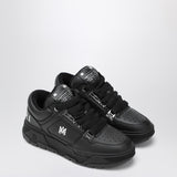 Amiri Black Perforated Toe Cap LeatherTrim Sneaker