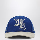 Amiri Electric Blue Contrasting Embroidery Baseball Cap