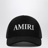 Amiri Black Baseball Cap Perforated Ventilated MeshBack