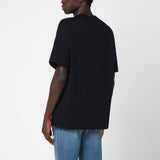 Amiri Black LogoLettering TShirt Chest Print Classic