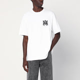 Amiri White LogoGraphic Tee Embroidered Chest Backprint