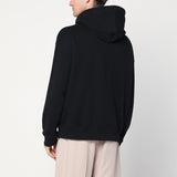 Awake NY Black Oversized Embroidered Logo Sweatshirt