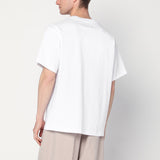 Awake NY White Ribbed Crewneck EmbroideredLogo Tee
