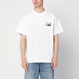 AwakeNY White ShortSleeveGraphic HammerPrintLogo TShirt