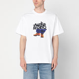 Awake NY White Stomper Logo Print Tee