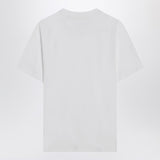 Ami Paris White AmiDeCoeur Embroidered Chest TeeShirt