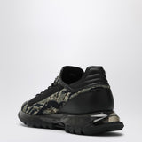 Givenchy Black CamouflagePrint Sneakers With Side Zip