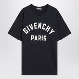 Givenchy Navyblue Short Sleeve Logo Embroidered Tee