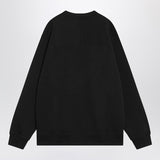 Givenchy Black Crewneck Sweatshirt With Logo Emblem