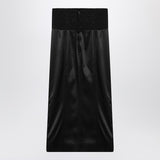 Dolce And Gabbana Black Corset Belt Skirt Ensemble
