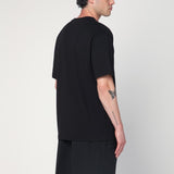 Kenzo Black Colorblocked Lettering Logo Print Shirt