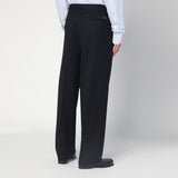 Kenzo Black Premium Tailored Trousers FrontZip Slim