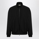 Fear Of God Jet Black Zippered Jacket With High Collar