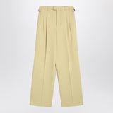 Ami Paris Limegreen Extrawide Legged Tailored Trousers