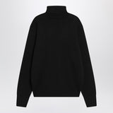 Ami Paris Black turtleneck sweater Ami De Coeur
