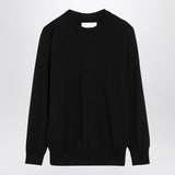 Jil Sander Black Sophisticated Crewneck Knit Sweater