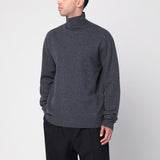 Jil Sander Grey Turtleneck Unparalleled Elegance Sweater
