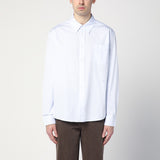 Our Legacy Powder Blue Shirt Monogramming Embellishment