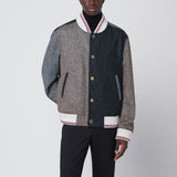Thom Browne Multi Color Colourblock Bomber Jacket